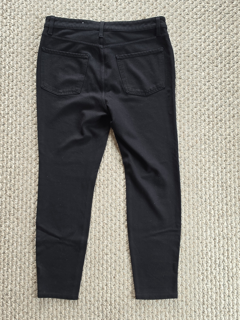 LC Lauren Conrad Black Textured Fabric Pants